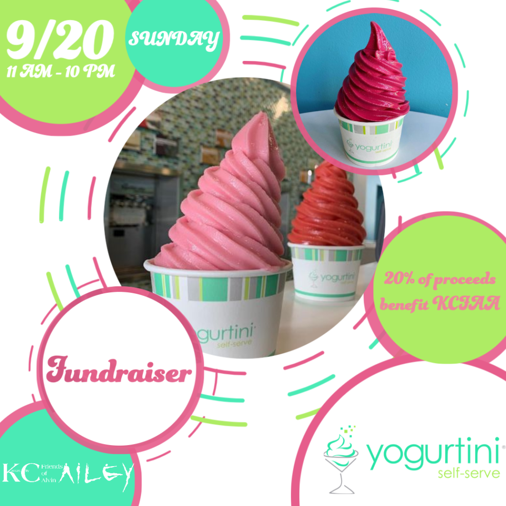 Yogurtini Fundraiser Kansas City Friends of Alvin Ailey