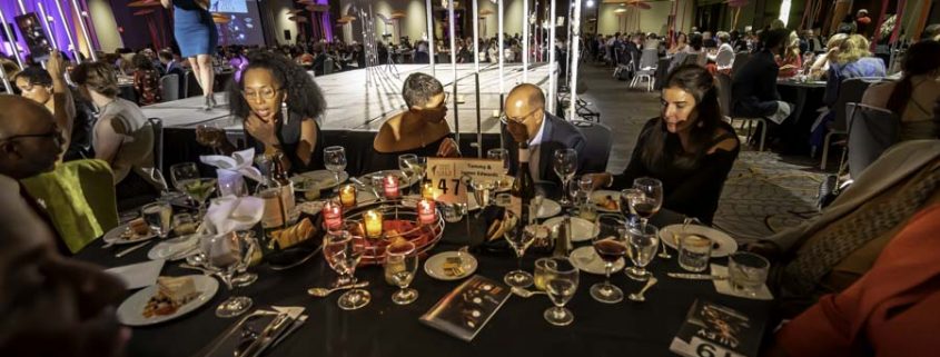 KCFAA 2022 Gala - dinner table